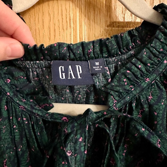 GAP Dark Green Long Sleeve Women’s Dress - Size M - Picture 3 of 9